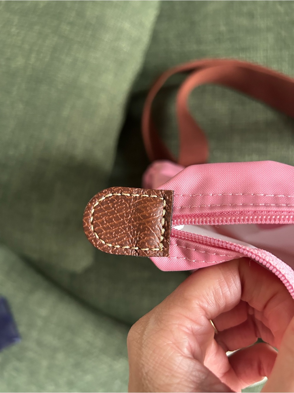 Longchamp Pink Nylon Backpack - Picture 4 of 7